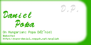 daniel popa business card